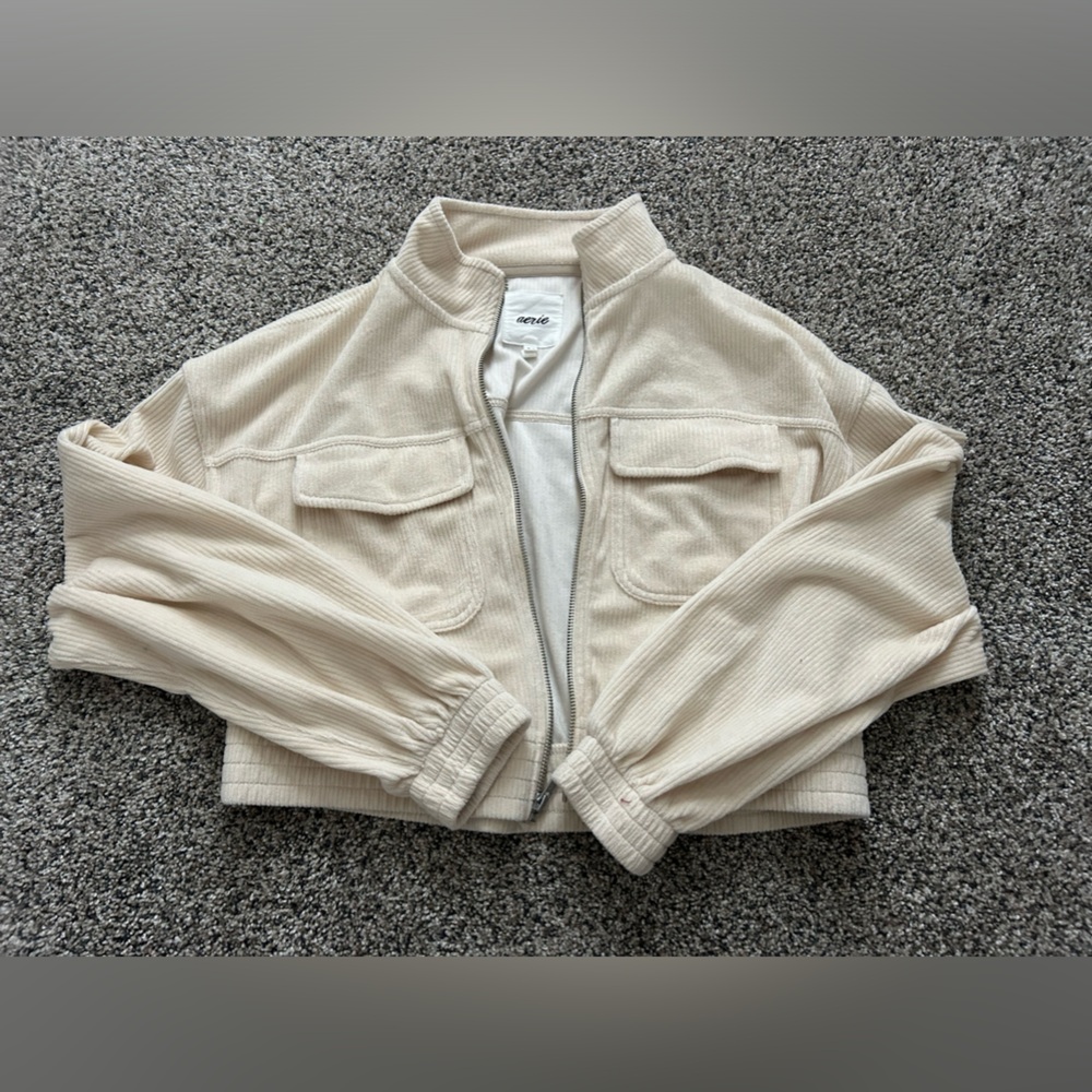 Aerie Cropped Corduroy Jacket